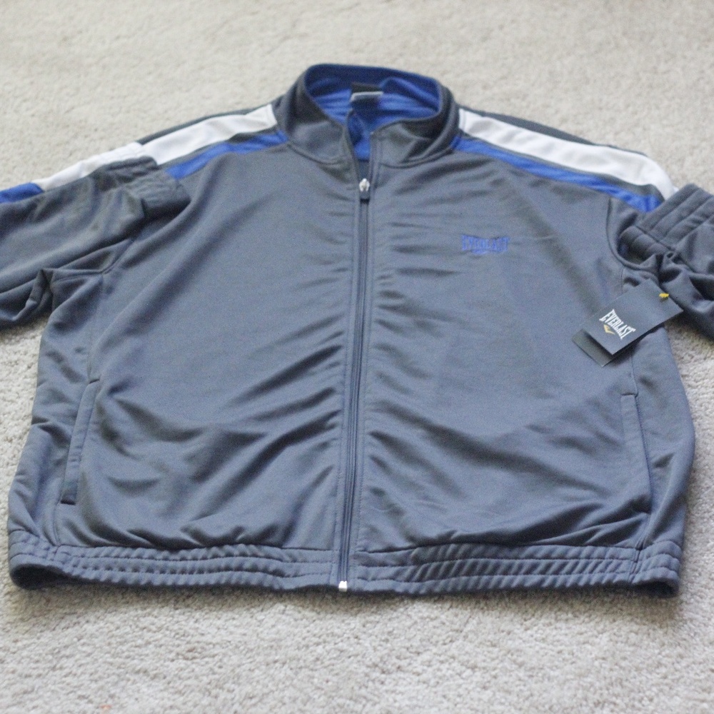 Mens Everlast XL Zip Up Jacket Sweater New